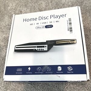 Home Disk Player - HD AV USB SD Mic Ultra HD 1080P